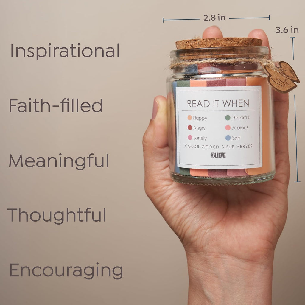 - Read Me When Bible Verses Jar for Daily Encouragement - Easter Basket Stuffers, Birthday Gifts for Women, Inspirational Christian Gifts, Christian Easter Gift for Daughter & Son (Women)