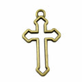 10Pcs 38X22Mm 3 Colors Hollow Cross Pendant Hollow Cross Charm Cross Pendants