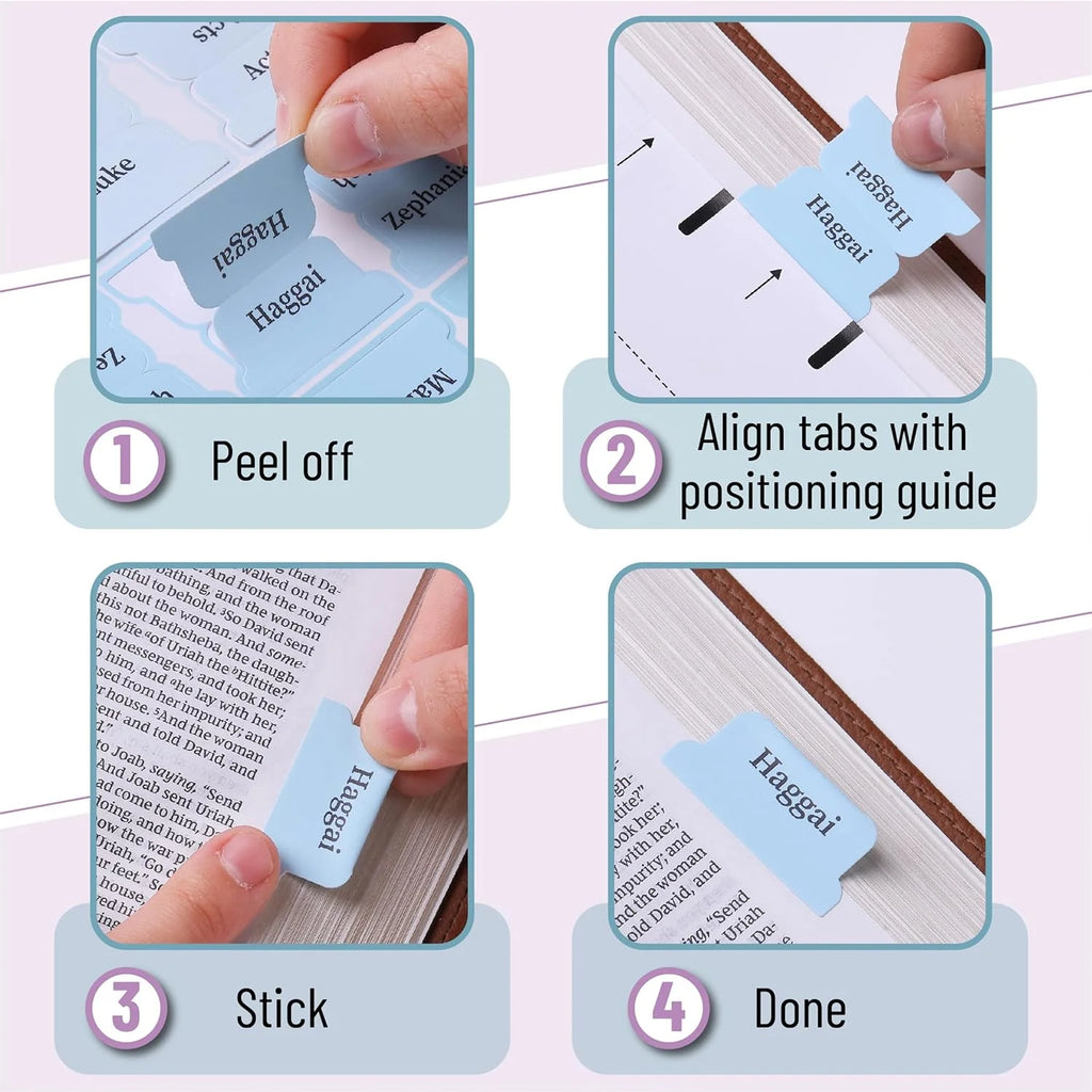 - Bible Tabs, 75 Tabs, Pastel Colors, Laminated Bible Tabs for Women and Men,
