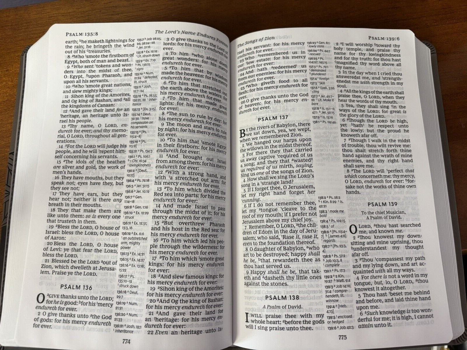 KJV Bible Giant Comfort Print Red Letter Edition Brown Leathersoft BRAND NEW!