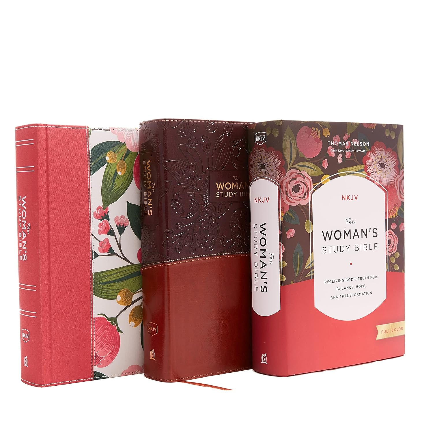NKJV, the Woman'S Study Bible, Hardcover, Red Letter, Full-Color Edition: Receiving God'S Truth for Balance, Hope, and Transformation