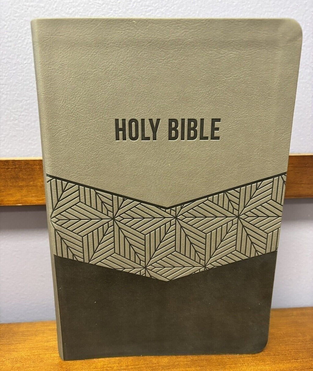 KJV Bible Giant Comfort Print Red Letter Edition Brown Leathersoft BRAND NEW!