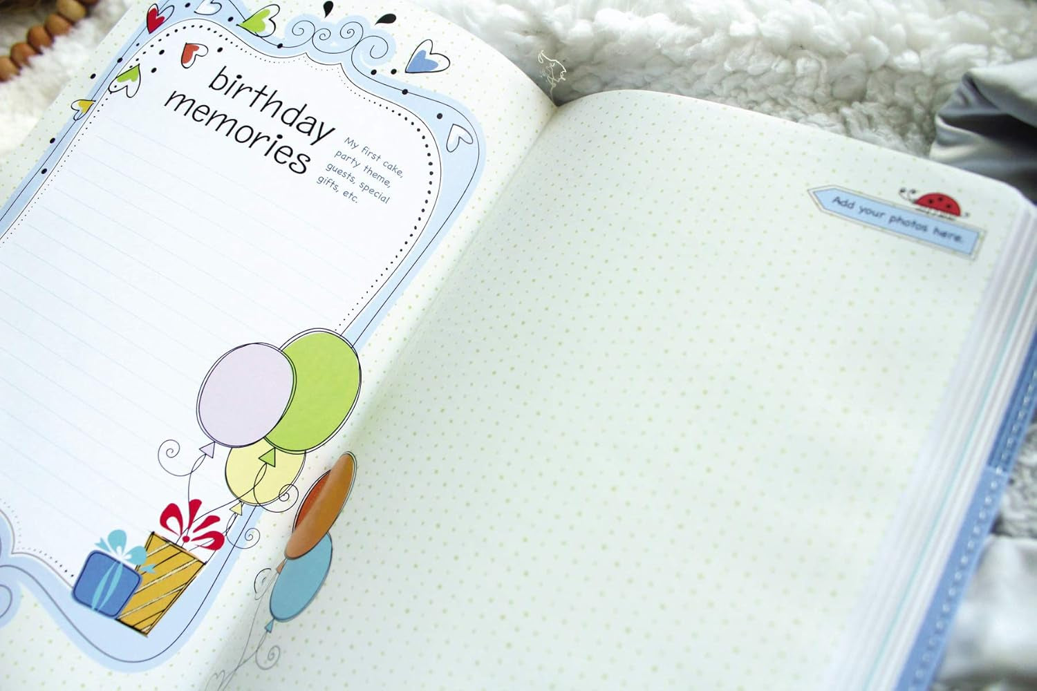 NIV, Baby Gift Bible, Holy Bible, Leathersoft, Blue, Red Letter, Comfort Print: Keepsake Edition