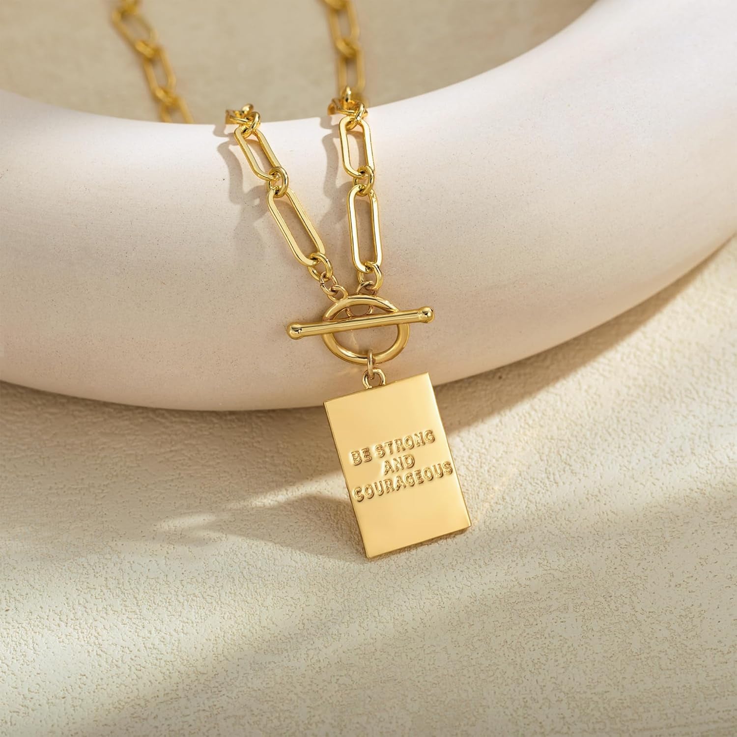 Valentines Day Gifts 14K Gold Plated and Silver Plated Cross Necklace for Women, Non-Tarnish Faith Jewelry with Toggle Clasp, Fashion Necklace Gifts for Women, Christian Faith, Communion, Birthday & Christmas