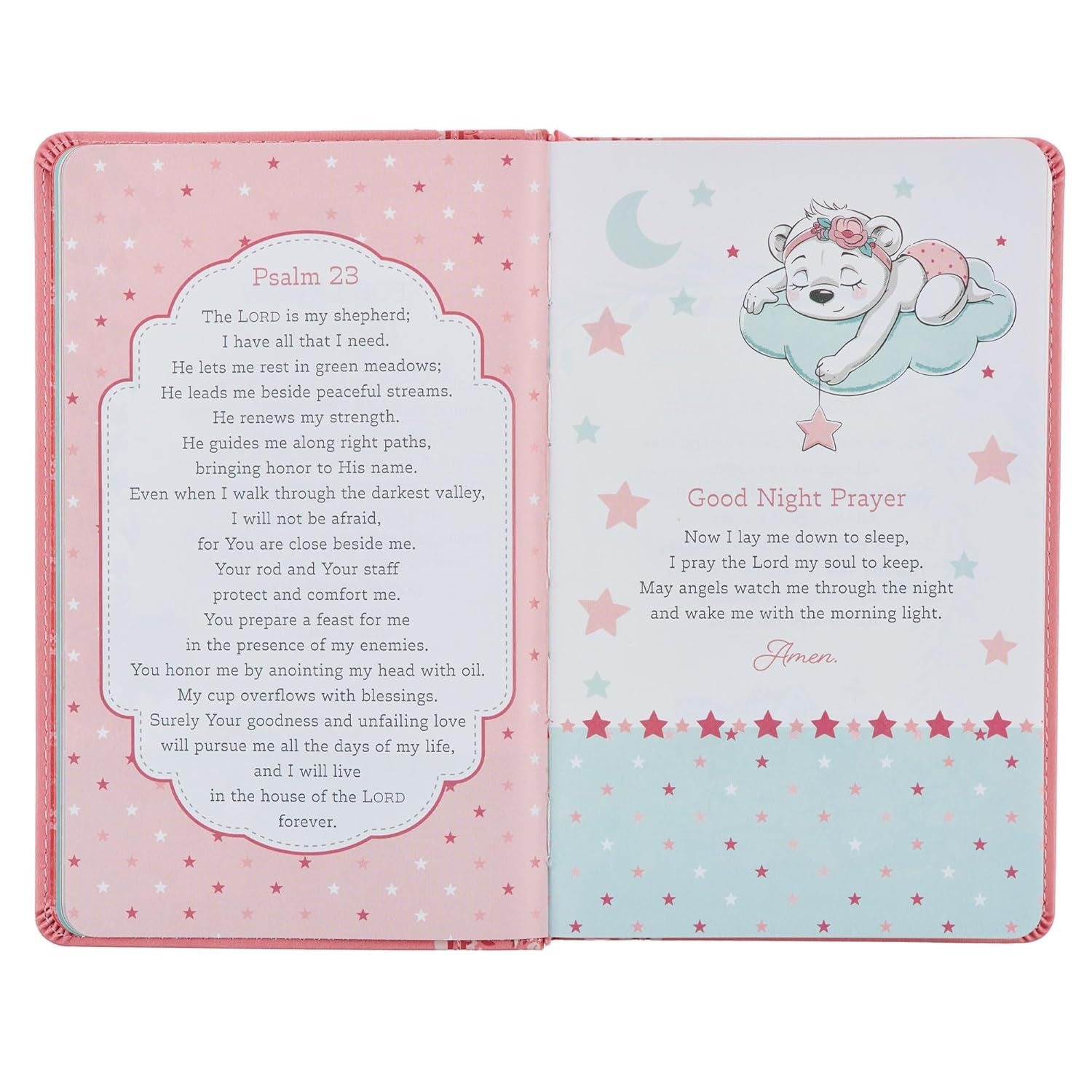 NLT Keepsake Holy Bible for Baby Girls Baptism Easter, New Living Translation, Pink (NLT Baby Keepsake Editions)