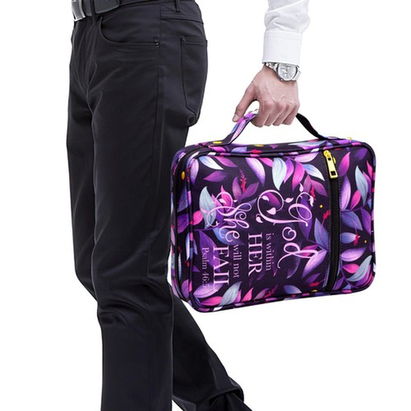 Bible Cover for Women, Bible Holder, Bible Cover Carrier Carrying Organizer B...