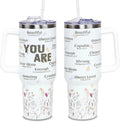 Christian Gifts for Women Faith, Birthday, Mothers Day Gifts for Women, Inspirational, Religious,Catholic Gifts for Mom, Wife, Women Friend, Sister, Grandma- 40Oz Tumbler Travel Cup