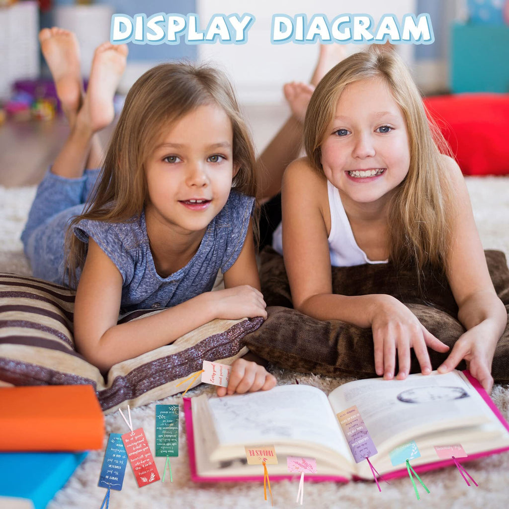 120Pcs Christian Bookmarks with Scripture Religious Gifts Supplies for Men Women