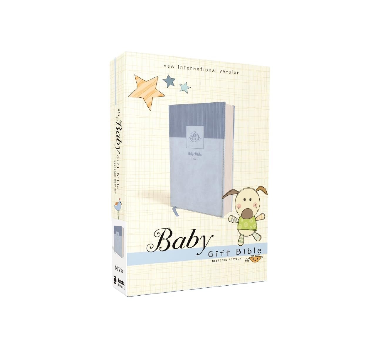 NIV, Baby Gift Bible, Holy Bible, Leathersoft, Blue, Red Letter, Comfort Print: Keepsake Edition