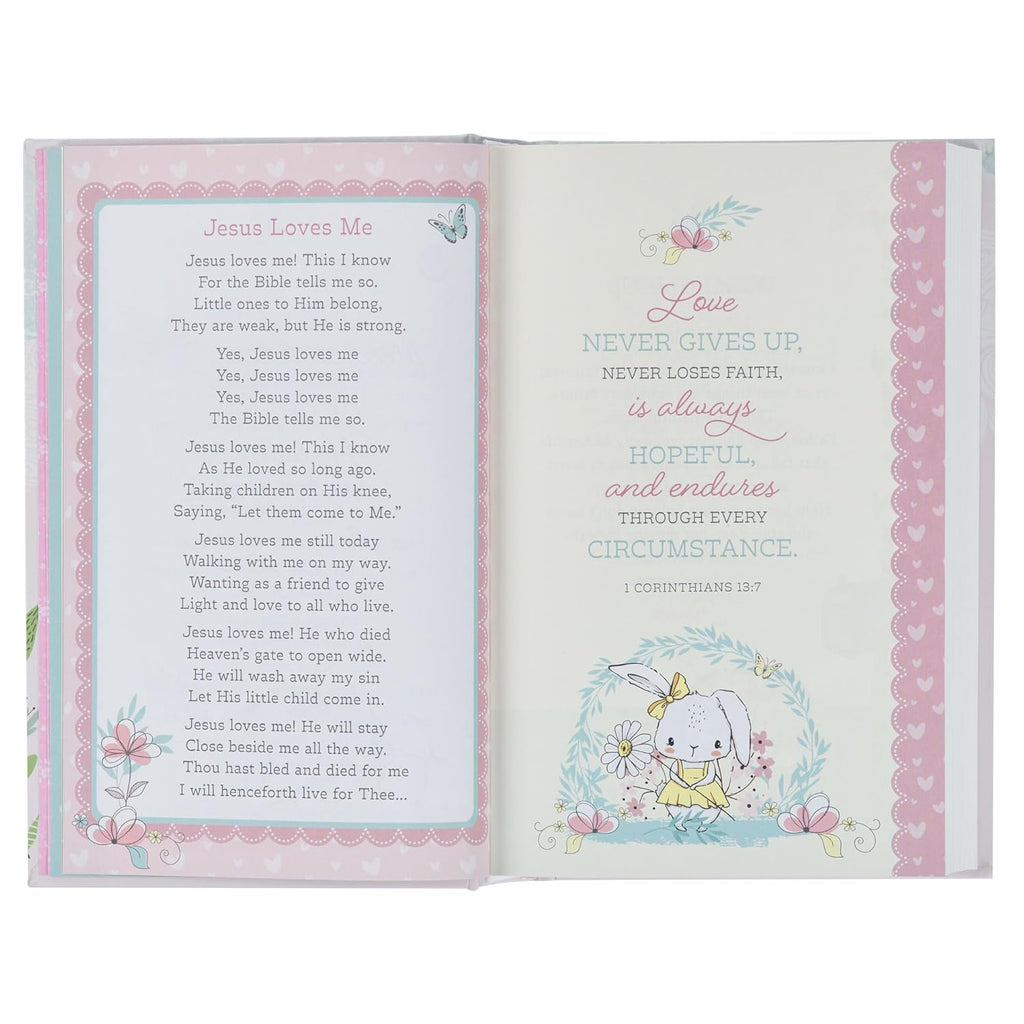 NLT Keepsake Holy Bible for Baby Girls Baptism Easter, New Living Translation, Blush Pink (NLT Baby Keepsake Editions)