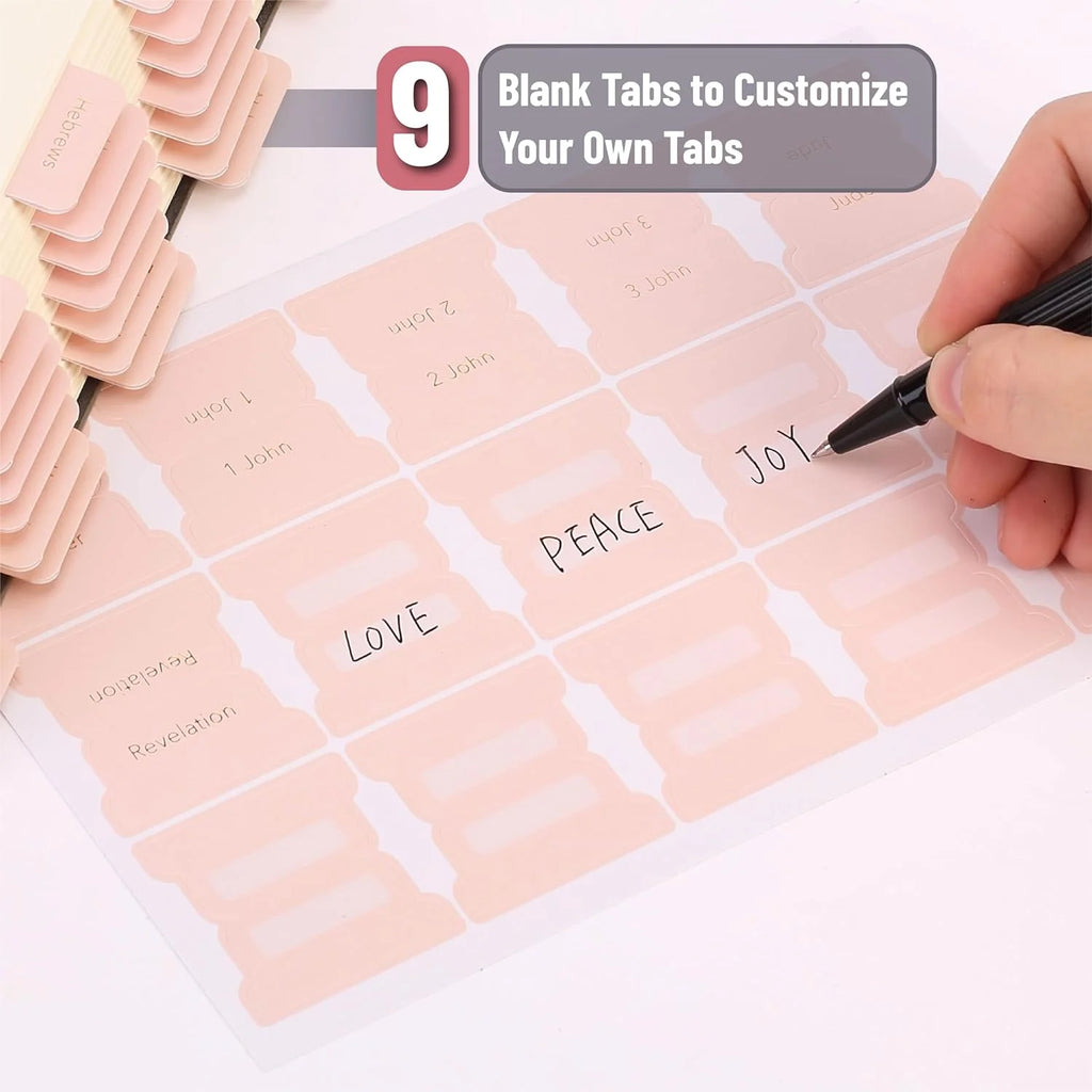 - Bible Tabs, 75 Tabs, Metallic Gold Lettering