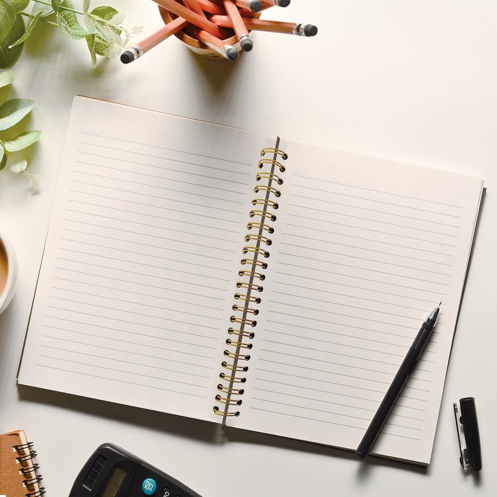 Elevate Your Writing with Our Inspirational Black Christian Spiral Notebook – 5.5x8.3 Inch Bible Verse Journal for Office & School