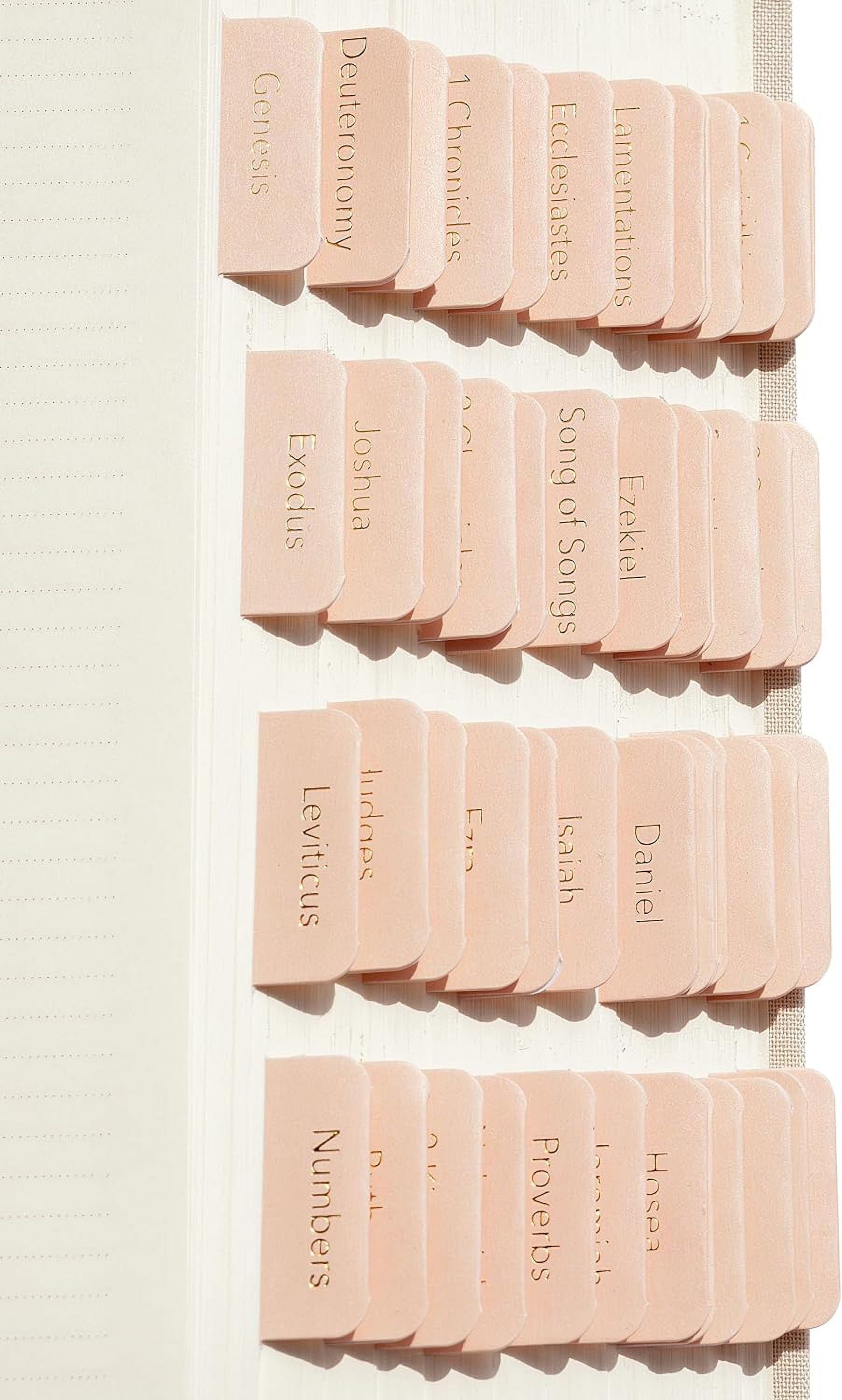 - Bible Tabs, 75 Tabs, Metallic Gold Lettering