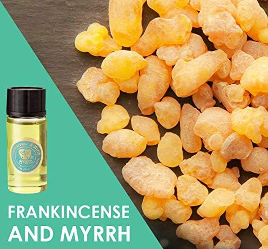 Anointing Oil from Israel - Set of 3 | from Jerusalem - Rose of Sharon, Myrrh and Frankincense, Spikenard Biblical Oils | Total Amount 1Oz Anointing Oil Made in Israel by