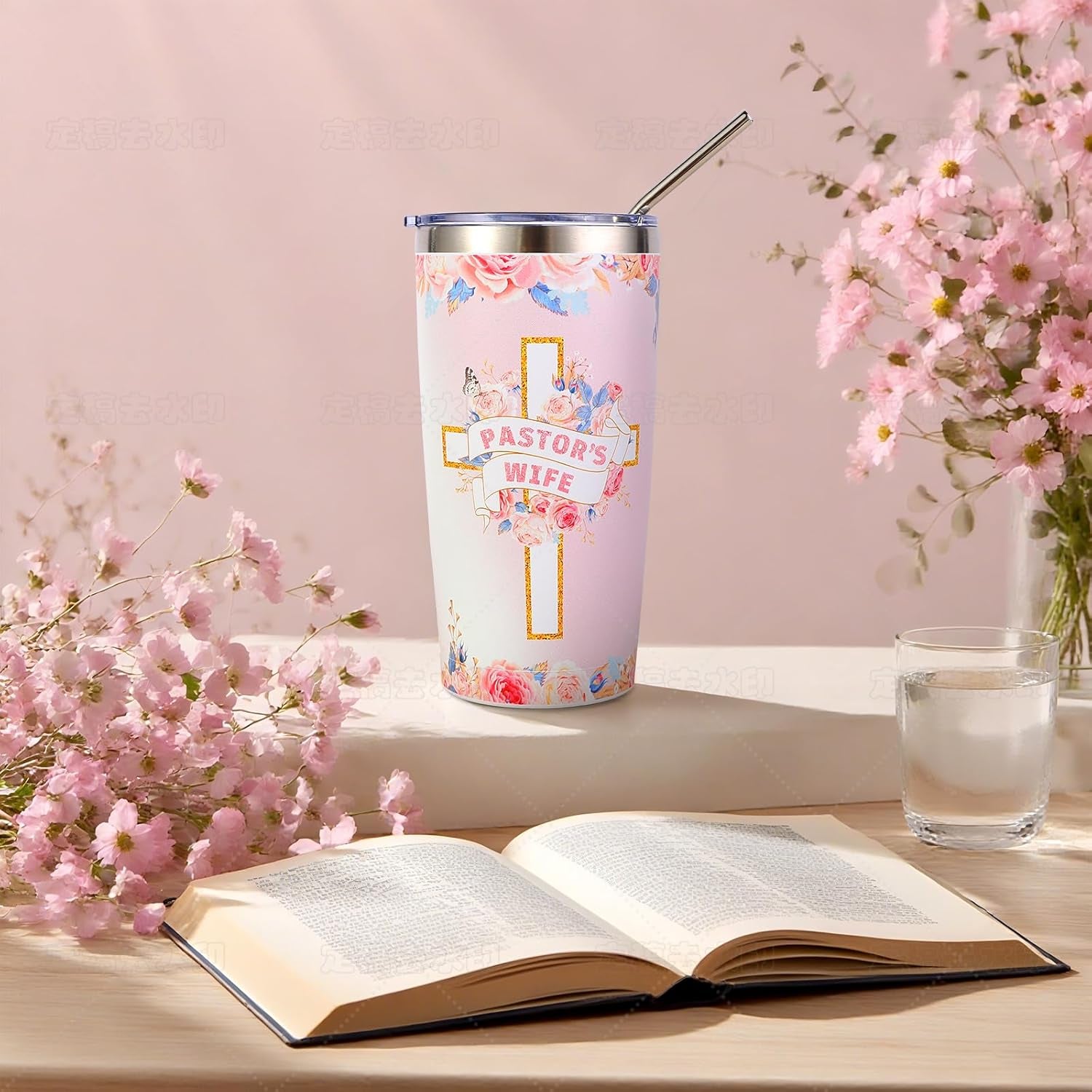 Pastor Wife Appreciation Gifts for Women Christian Gifts Unique Pastor Gift for Pastor'S Wife Including Journal Tumbler Socks Makeup Bag Pen Card for Birthday Christmas