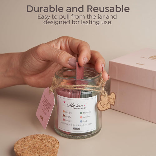 - Read Me When Bible Verses Jar for Daily Encouragement - Easter Basket Stuffers, Birthday Gifts for Women, Inspirational Christian Gifts, Christian Easter Gift for Daughter & Son (Women)