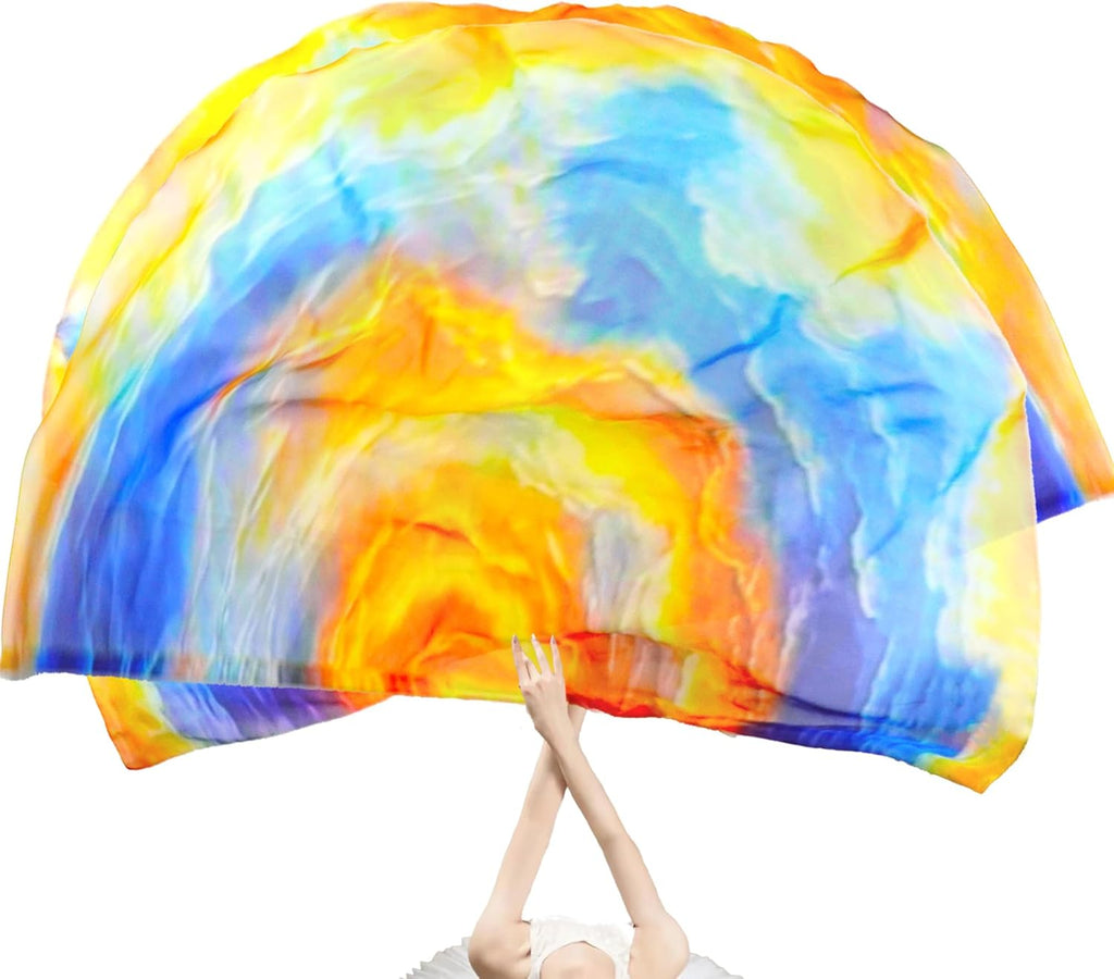 Worship Flags for Dance Church,Praise Dance Flags for Worship Set(2 Flags+ 2 Flexi Rods+1 Storage Bag) #SKM