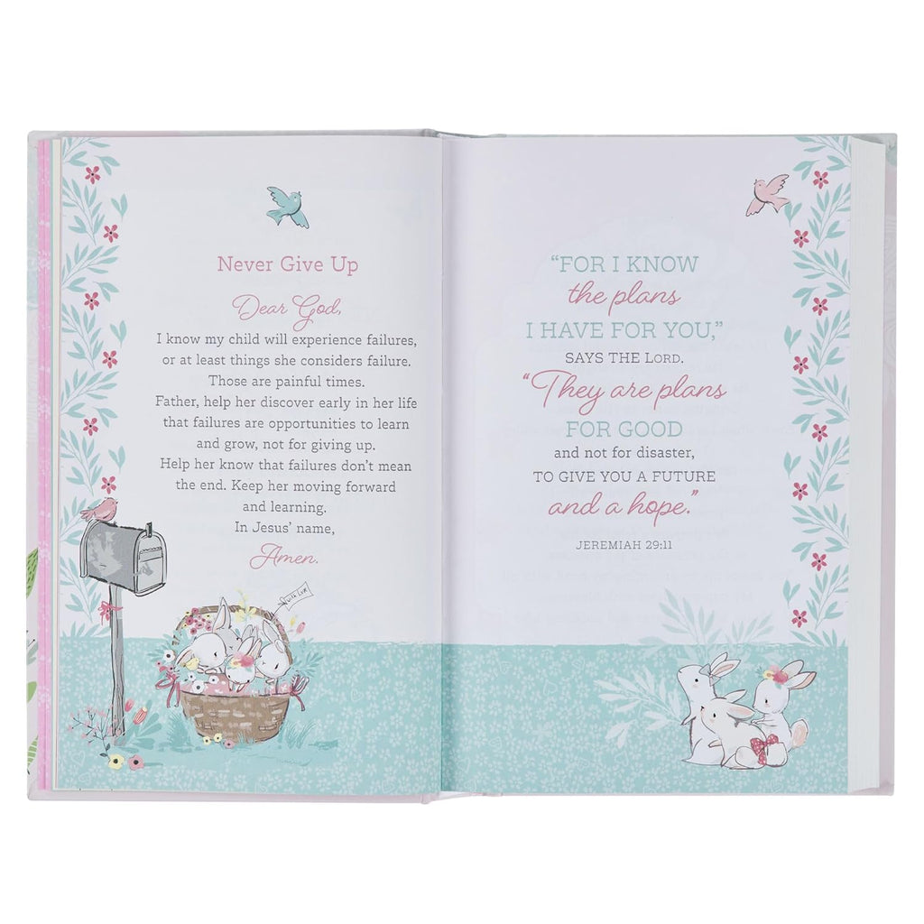 NLT Keepsake Holy Bible for Baby Girls Baptism Easter, New Living Translation, Blush Pink (NLT Baby Keepsake Editions)