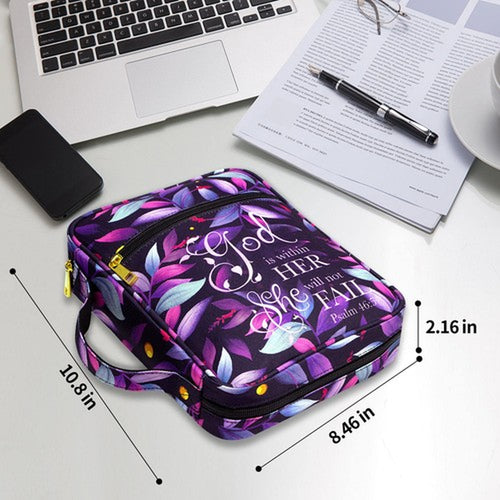 Bible Cover for Women, Bible Holder, Bible Cover Carrier Carrying Organizer B...
