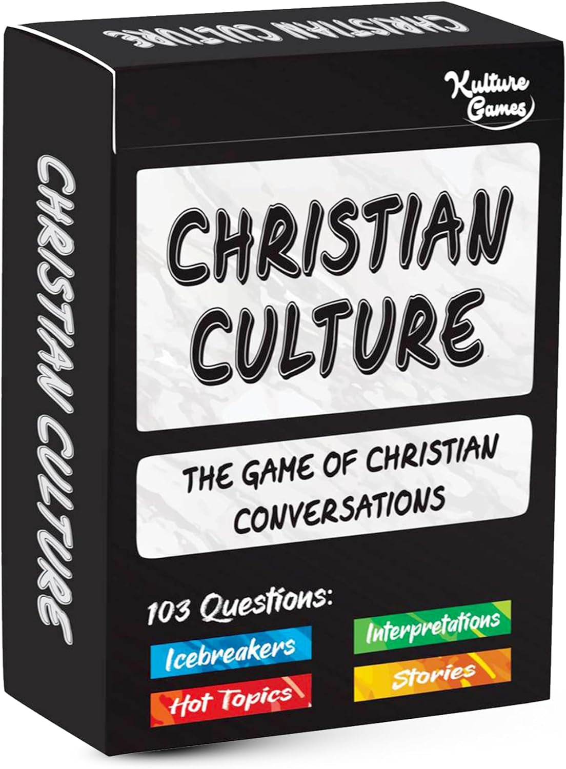 Christian Culture - the Game of Conversations - Fun & Thought Provoking Starters about God, Christianity & Life - Cards for Bible Study or Youth Groups