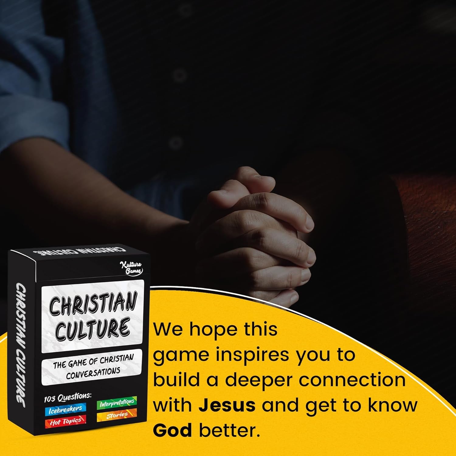 Christian Culture - the Game of Conversations - Fun & Thought Provoking Starters about God, Christianity & Life - Cards for Bible Study or Youth Groups