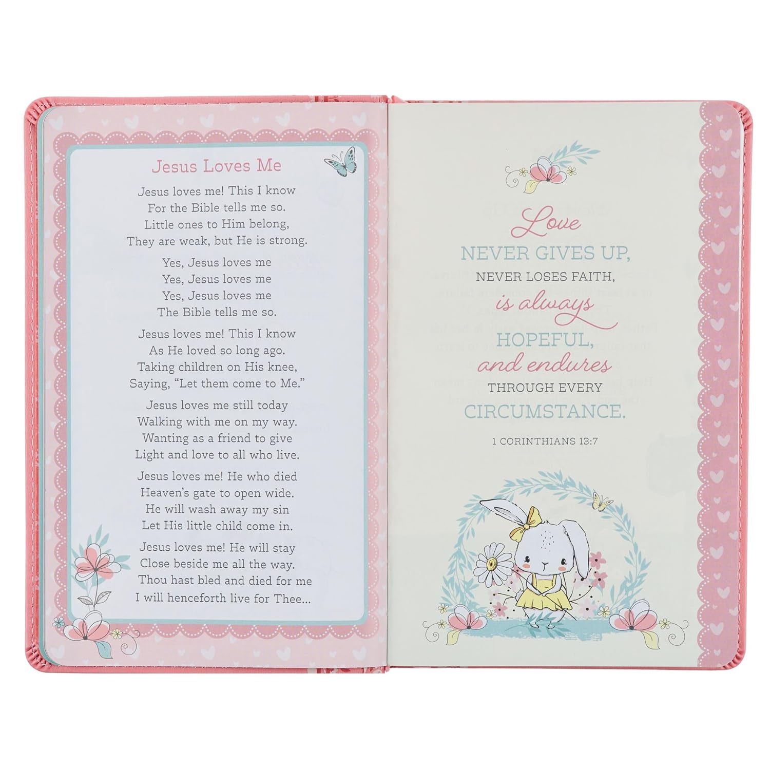 NLT Keepsake Holy Bible for Baby Girls Baptism Easter, New Living Translation, Pink (NLT Baby Keepsake Editions)