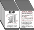 200 Pcs Gospel Tract Card Salvation Cards Pocket Holy Postcard Prayer Postcards