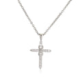 Gold Color Jesus Cross Pendant Stainless Steel Chain Necklace for Women Men Classic Design Christain Jewelry Gift
