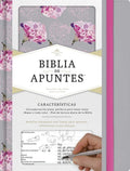 Rvr 1960 Biblia De Apuntes, Gris Y Floreado Tela Impresa, (Hardcover)